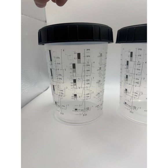 Master Coat Other - Master Pro Series Hard Cup and Retainer Ring Set Large 4 Pack A12